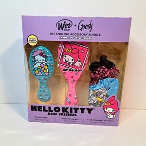 Hello Kitty and Friends My Melody Wet Brush Set Limited Edition New